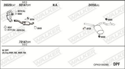 ABGASANLAGE WALKER OPK019928B