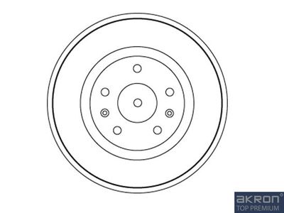 Тормозной барабан AKRON-MALÒ 1120003 для LAND ROVER FREELANDER