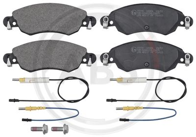 Комплект тормозных колодок, дисковый тормоз A.B.S. 37278 для CITROËN C5