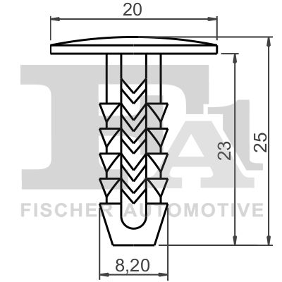 CLIPS ACOPERIRE DECORATIVA SI PROTECTIE FA1 33100165 1