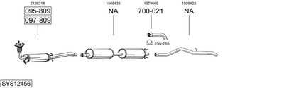 Изпускателна система BOSAL SYS12456