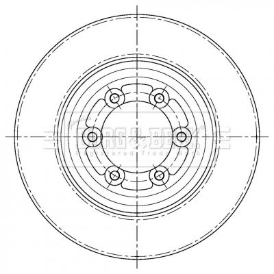 BORG & BECK BBD5409 Тормозной диск 