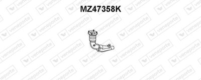 VENEPORTE MZ47358K Катализатор  для MAZDA 121 III (JASM, JBSM) 1.3