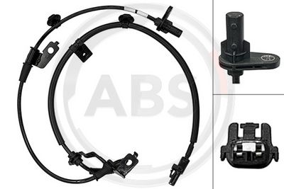 датчик, обороти на колелото A.B.S. 33140