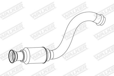 ABGASROHR WALKER 10853 1