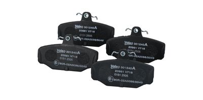 BREMSBELAGSATZ SCHEIBENBREMSE VALEO 301240A 27