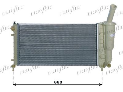Радиатор, охлаждение двигателя FRIGAIR 0104.3044 для FIAT IDEA