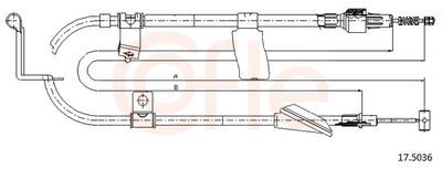 CABLU FRANA DE PARCARE COFLE 92175036