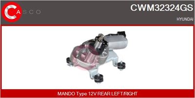 CASCO CWM32324GS Двигатель стеклоочистителя  для HYUNDAI (Хендай)