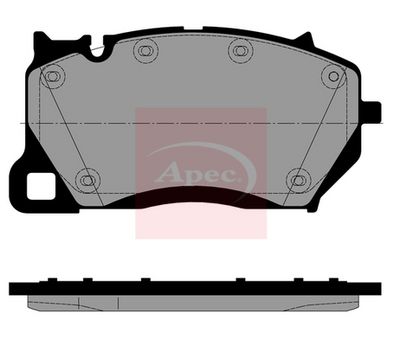 APEC Brake Pad Set, disc brake PAD2577