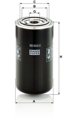 Hydraulisch filter versnellingsbak past: FENDT 2 D FARMER, 200 K FARMER, 200 S FARMER, 200 SA FARMER, 200 V FARMER, 200 VA FARMER, 201 S FARMER, 201 SA FARMER, 203 K FARMER, 203 P FARMER