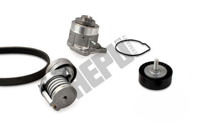 POMPA APA + SET CUREA TRANSMISIE CU CANELURI