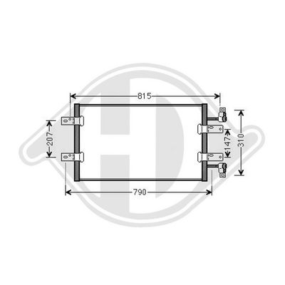 CONDENSATOR CLIMATIZARE DIEDERICHS DCC1360