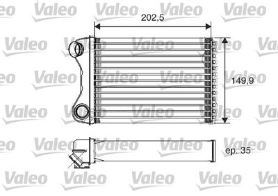 VALEO Kachelradiateur, interieurverwarming (812211)