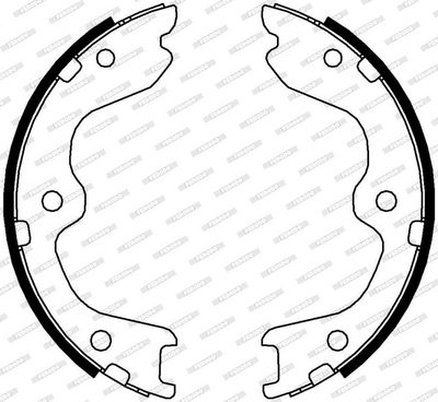 BREMSBACKENSATZ FESTSTELLBREMSE FERODO FSB4005 2