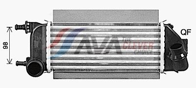 INTERCOOLER COMPRESOR AVA Clever Choice FT4467