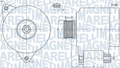 Generator MAGNETI MARELLI 063732133010