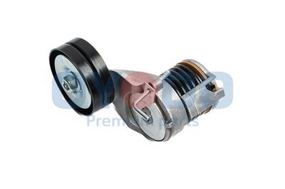 Įtempiklio svirtis, V formos rumbuotas diržas