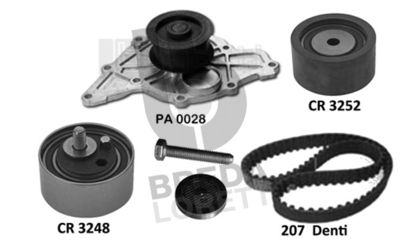 KPA0794A BREDA LORETT Водяной насос + комплект зубчатого ремня