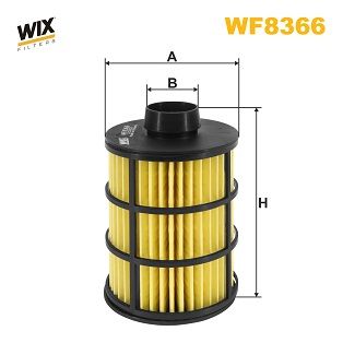 WIX FILTERS WF8366 Топливный фильтр  для CHEVROLET NUBIRA (Шевроле Нубира)