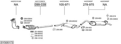 Изпускателна система BOSAL SYS00173