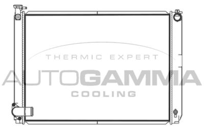 Радиатор, охлаждение двигателя AUTOGAMMA 107909 для LEXUS RX