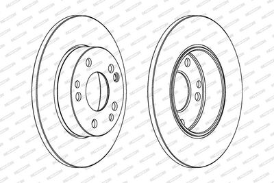 Remschijf set (2 stuks) Voor Links/Rechts