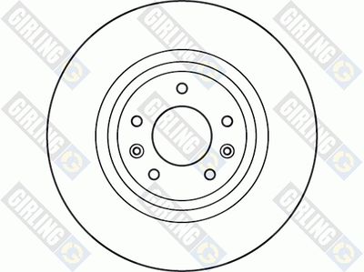 GIRLING 6049705 Тормозные диски  для MAZDA RX-8 (SE, FE) 1.3