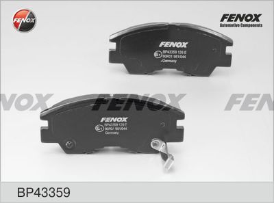 Комплект тормозных колодок, дисковый тормоз FENOX BP43359 для MITSUBISHI L300