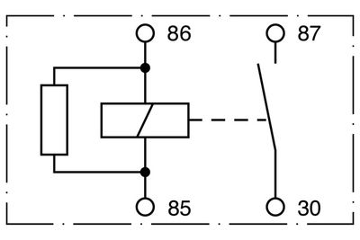 RELAIS STARTER BOSCH 0332002161 5