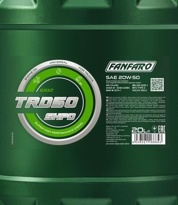 FANFARO TRD 50 SHPD 20W-50 20L