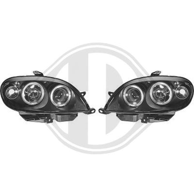 Комплект главных фар DIEDERICHS 4035680 для CITROËN SAXO