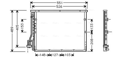 CONDENSATOR CLIMATIZARE AVA QUALITY COOLING BW5148