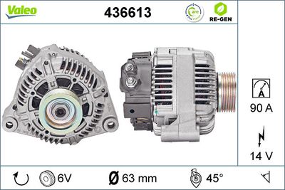 GENERATOR / ALTERNATOR VALEO 436613