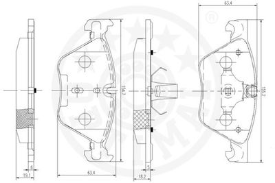 SET PLACUTE FRANA FRANA DISC OPTIMAL 12393 2