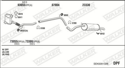 SISTEM DE ESAPAMENT WALKER SEK028132B