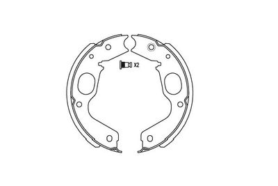 Kavo Parts Stabdžių trinkelių komplektas