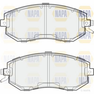 Brake Pad Set NAPA NBP1771