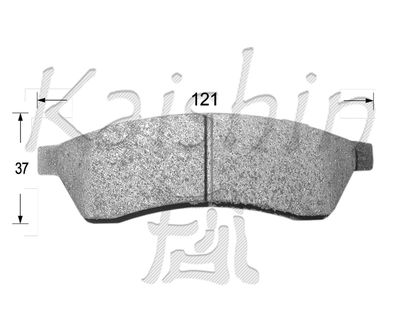 Комплект тормозных колодок, дисковый тормоз KAISHIN FK10114 для DAEWOO MAGNUS