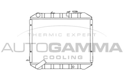 Радиатор, охлаждение двигателя AUTOGAMMA 102575 для TOYOTA DYNA