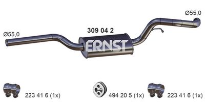 MITTELSCHALLDäMPFER