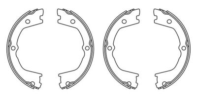 Zestaw szczęk hamulcowych, hamulec postojowy BOSCH F 026 008 022