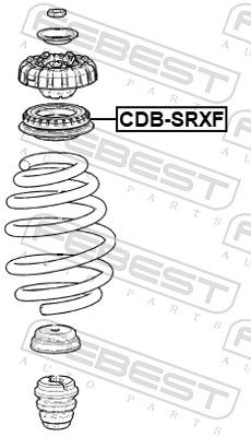 Подшипник качения, опора стойки амортизатора CDB-SRXF