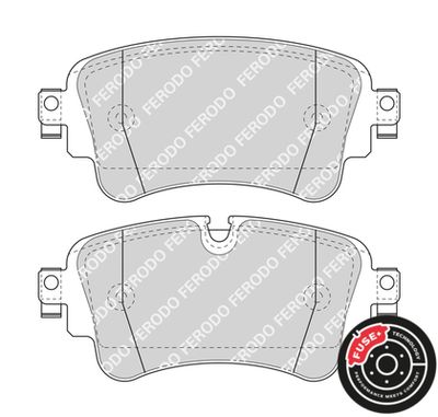 Brake Pad Set, disc brake FDB4807