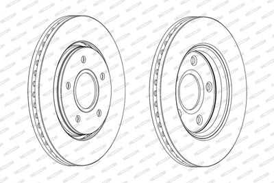 DISC FRANA FERODO DDF1807C 1