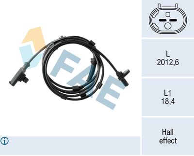 SENSOR RADDREHZAHL FAE 78656