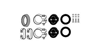 MONTAGESATZ ABGASANLAGE