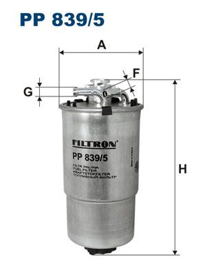Filtr paliwa FILTRON PP 839/5 produkt