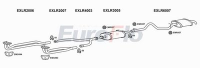 Układ wydechowy EUROFLO LRRAN393001A00