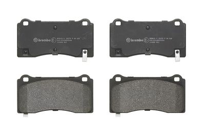 комплект спирачно феродо, дискови спирачки BREMBO P 09 028